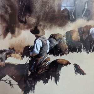 SOLD - cowboy picture